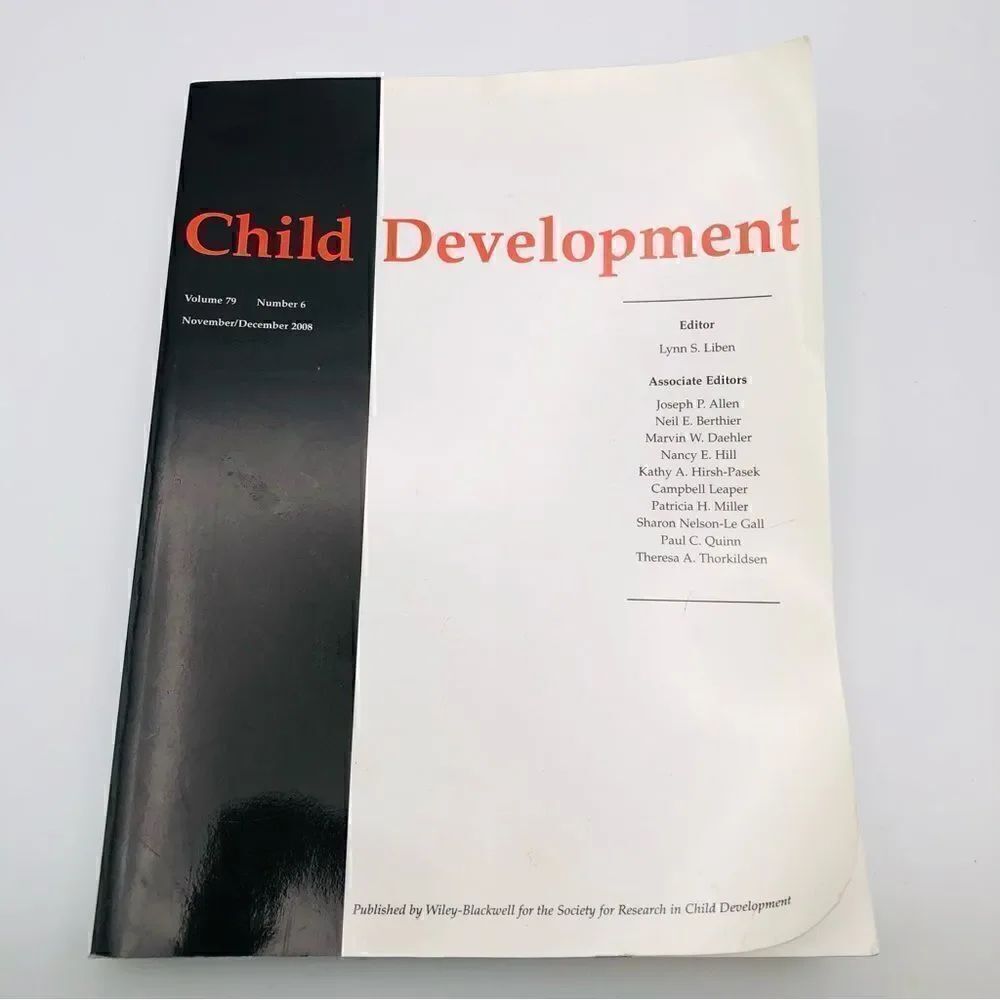 Child Development Volume 79 Number 6 Book - Picture 1 of 2
